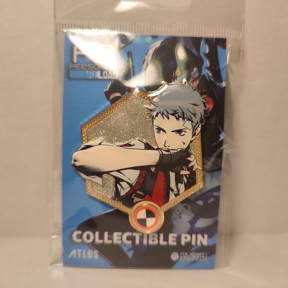 Persona 3 Akihiko Sanada All Out Attack Enamel Pin Official Atlus Collectible - Picture 1 of 2